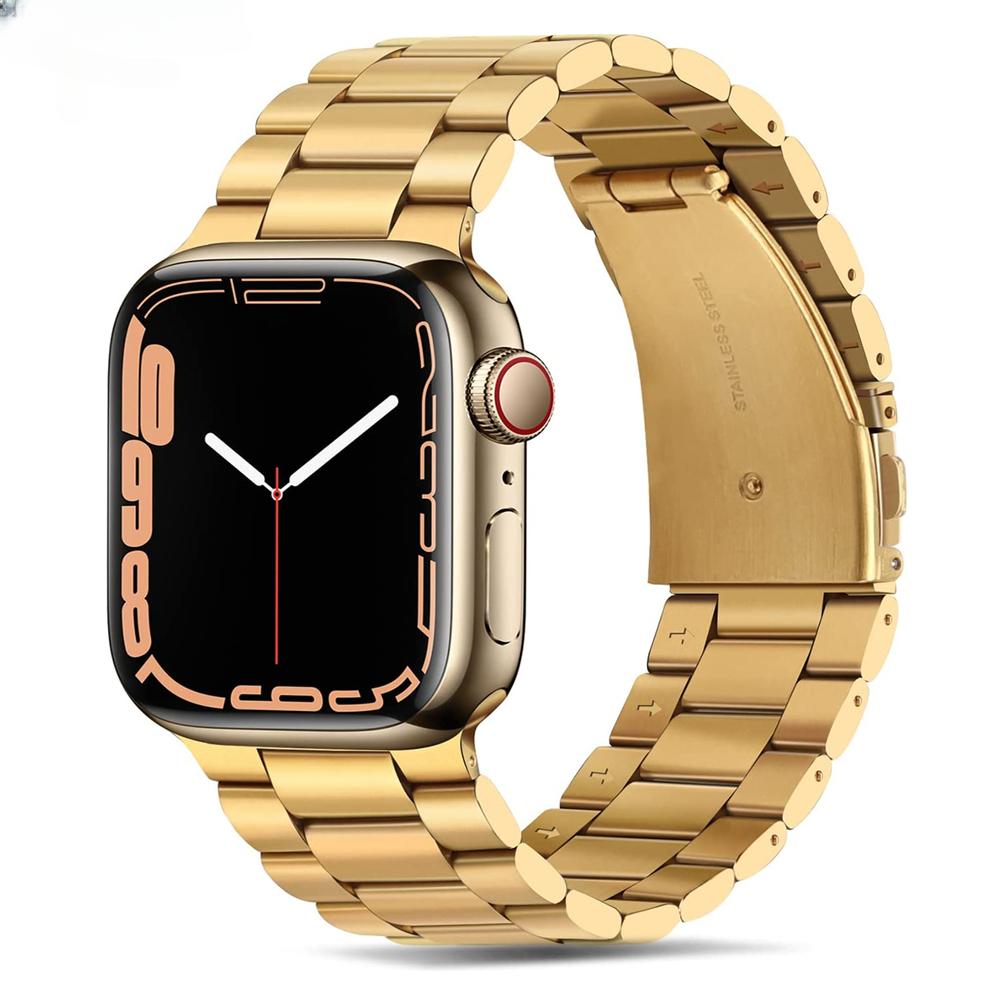 

Металлический ремешок для Apple Watch Ultra 49 мм 8 7 45 мм 41 мм Браслет из нержавеющей стали для IWatch Series 6 5 4 3 SE 44 мм 42 мм 40 мм 38 мм