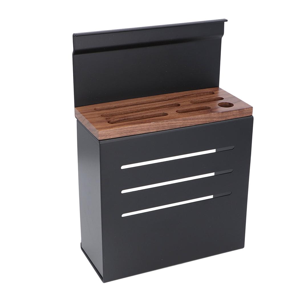 Wall Mount Cutlery Block Rack Aluminium Alloy Multifunctional Kitchen Cutlery Holder Utensil