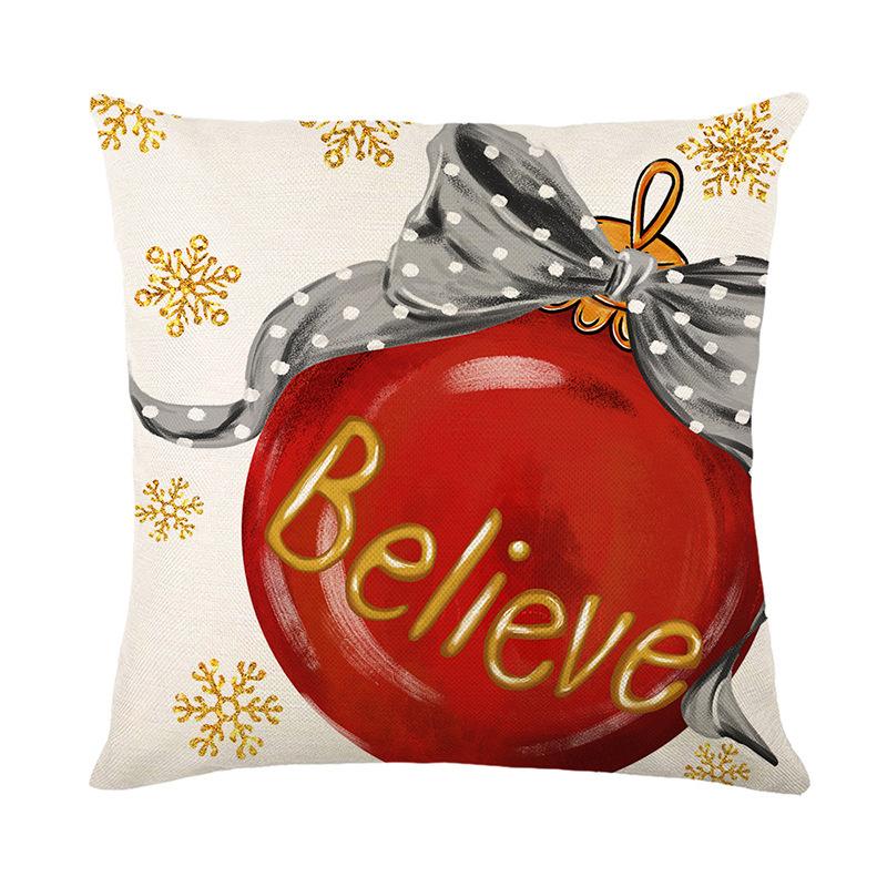 

Christmas Pillowcase Festive Decoration Sofa Atmosphere Decoration Linen Sofa Digital Printing Cushion Consult customer service