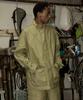Magoodgan Safari 5311 Satin Cotton Oversized Khaki Field Jacket