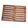 Bath Mat Foldable Wood Shower Mat Anti Slip Bathroom Mat Versatile for Indoor Outdoor Use Floor Mat for Spa Sauna Pool