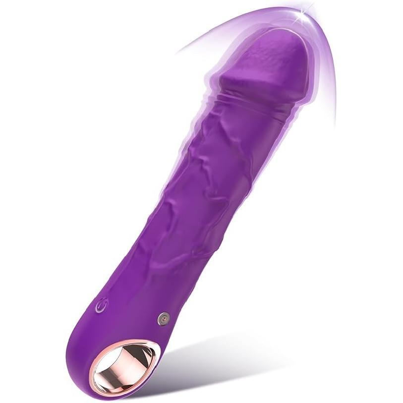 G Spot Dildo Vibrator - BGGOOD Adult Female Sex Toys with 10 Vibrations, Realistic Silicone Dildos Finger Vibrators for Multiple Stimulation,