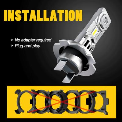 2Pcs LED Scheinwerfer Birne Hohe Helligkeit 10000 Lumen Kein Adapter Erforderlich Universal H7