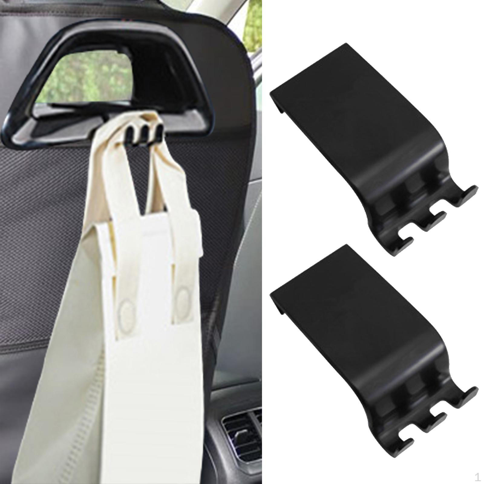 

Крючок для спинки сиденья Крючки для подголовника Подвесные зонтики, задняя часть салона автомобиля Matt Black