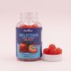 Docteat Melatonin Gummies for Adults – Dippin’ Dots Strawberry Sunset Crème, Gelatin-Free Nighttime Sleep Aid Supplement (60 Count)