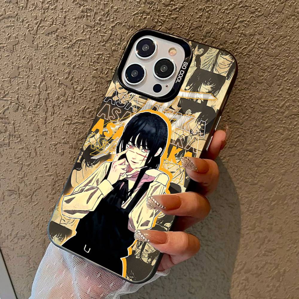 

Asa Mitaka Chainsaw Man Anime Manga Phone Case For IPhone 16 15 14 13 12 11 17 Pro MAX Plus Pro Matte Shockproof Cover iPhone 17pro max