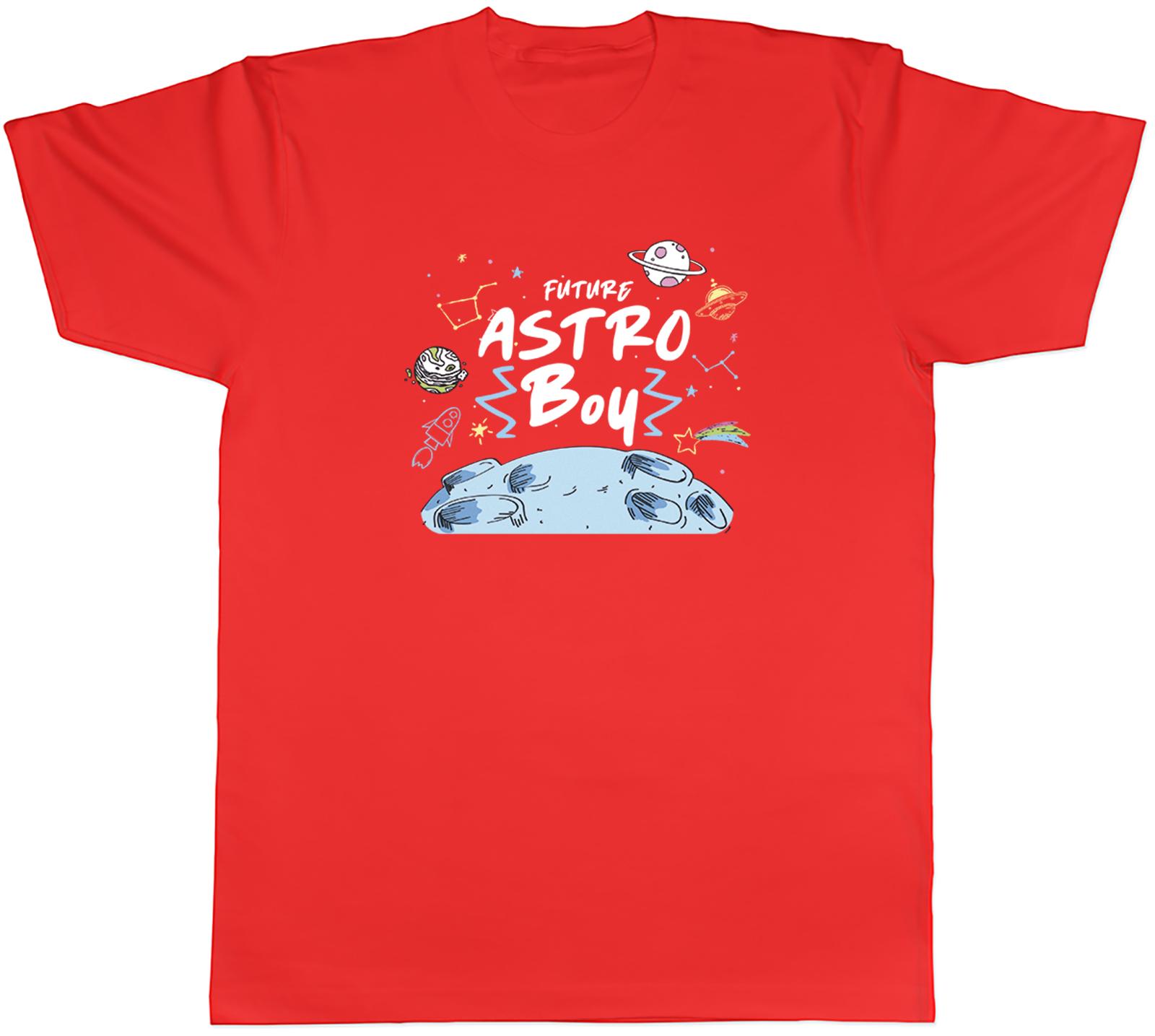 Future Astro Boy Unisexs TShirt Astronaut Planets Space Stars Rocket Tee Gift S