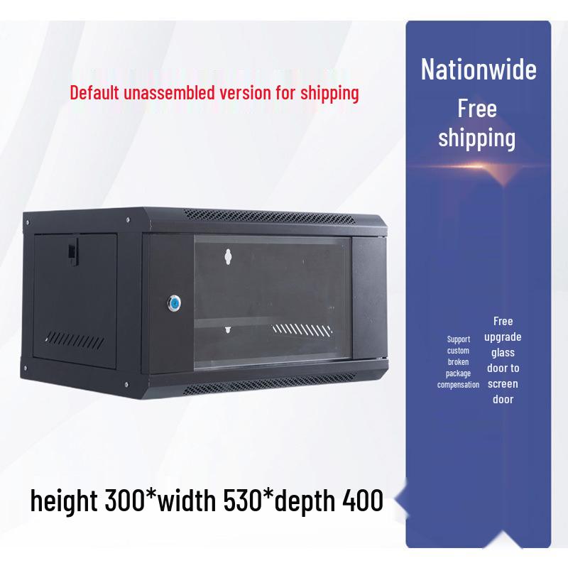 Wall-Mounted Network Rack: 6U/4U/12U Small Cabinet for Monitor Equipment and Switches