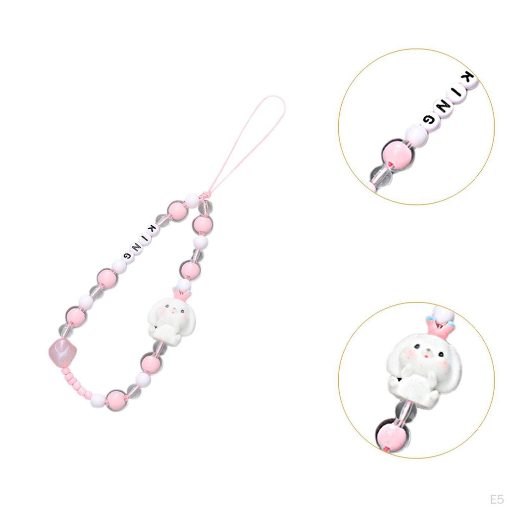 Perlen-Handyband Niedliche Hülle Handschlaufe Handgelenkband Mode Deko Damen Tasche
