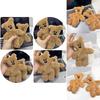 Adorable Teddy Bear Hanging Pendant High-quality Plush Material 15cm Size