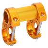 Folding Bike Handlebar 25.4MM Stem Aluminum Alloy Hollow SP8 Modified Double StemGold