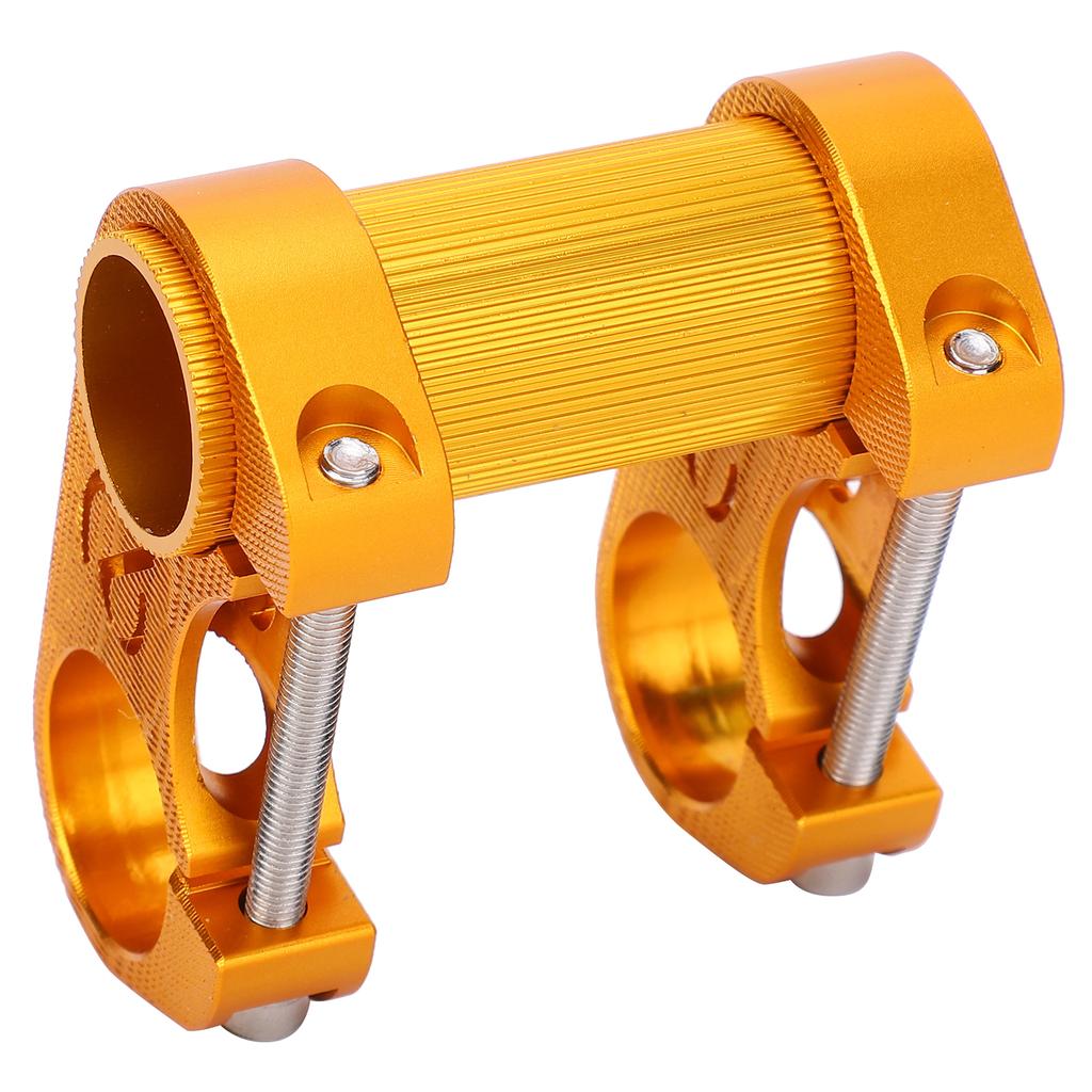 Folding Bike Handlebar 25.4MM Stem Aluminum Alloy Hollow SP8 Modified Double StemGold