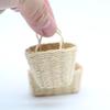 Dollhouse Miniature Woven Basket Playset Prop
