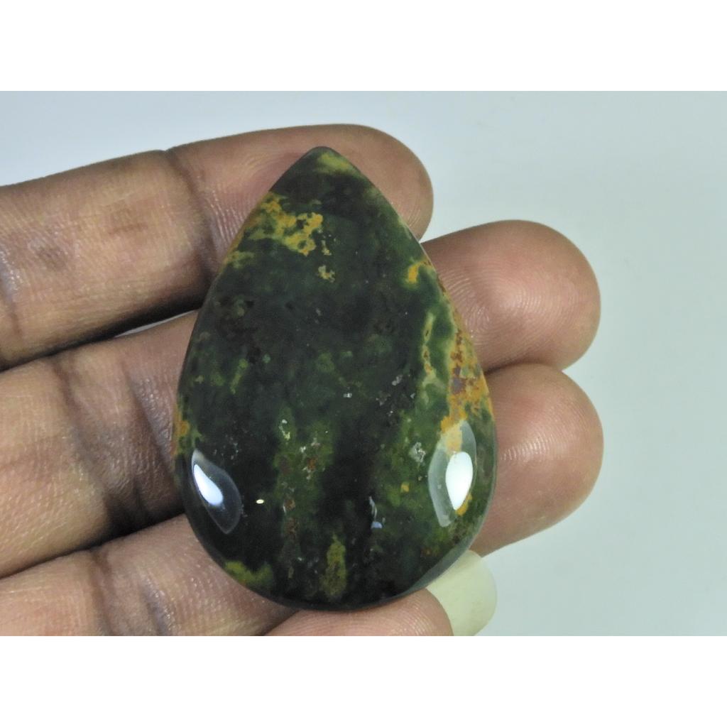 31X46X07MM Natural Ocean Jasper Pear Cabochon Loose Gemstone 83Cts. B-350