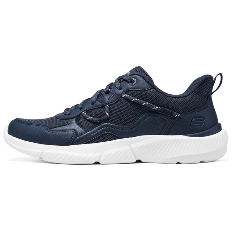 Skechers Mens USA Comfortable Casual Low-Top Lifestyle Shoes Men sneaker Navy-Blue 210963-NVW 41