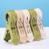 4Pcs Beach Towel Clips Multipurpose Laundry Pins with Anti-Slip Spring Mechanism Portable Heavy Duty Clothes Drying Clips