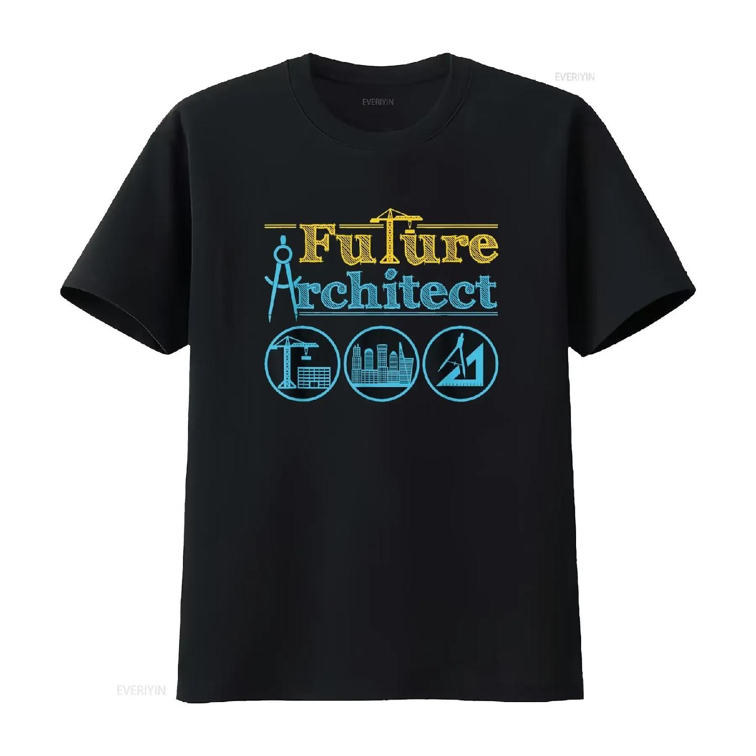 

Future Architect Architecture Lover Boys Girls Kids T Shirt vintage Washed Slightly graphic Versatile Casual fashion Unisex XXXXXL чорний