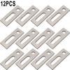 Stainless Steel M10 For Hanger Bolt Adapter Plate Essential for Solar PV Mounts Available In Sets of 1 4 or 12