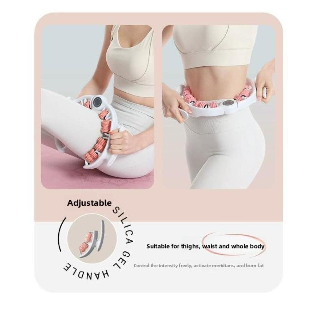 Ring-Beinclip-Rollenmassagegerät, Beinmassagegerät, Yoga-Fitnesshilfe, Bein-Schönheitsartefakt, 3 abnehmbare Teile