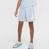 Nike Dri-Fit Color Block Logo Print Elastic Waist Kids Shorts Kids Shorts Light-Armory-Blue White DX5361-440