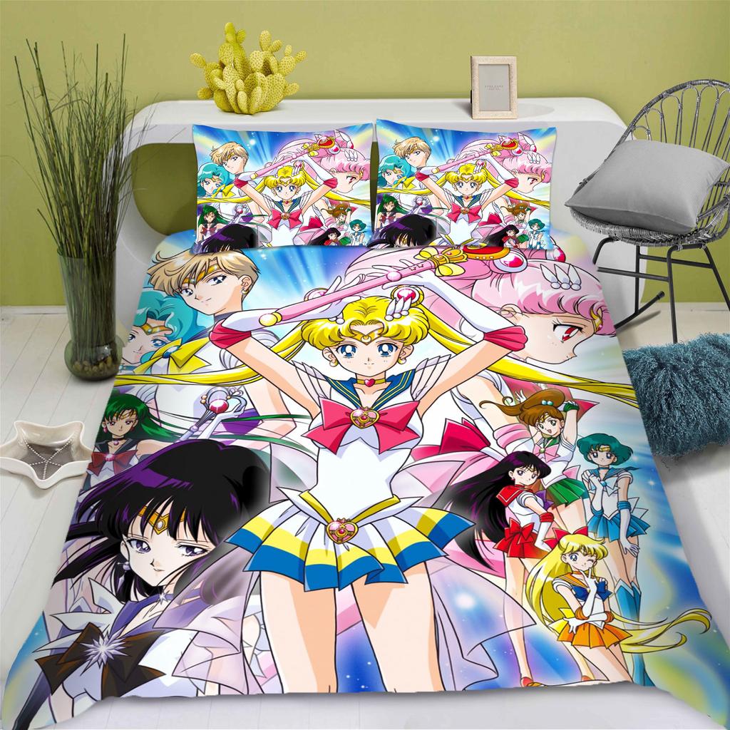 3-Piece Set 1 Quilt Cover  3d Children'S Bedding Set  100% Polyester Duvet Cover Suitable For Children And Adults Home