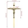62KD Catholic for Cross Crucifix Wall for Cross Jesus Christ Church Religious Prayer Hanging Ornament Chapel Decoration