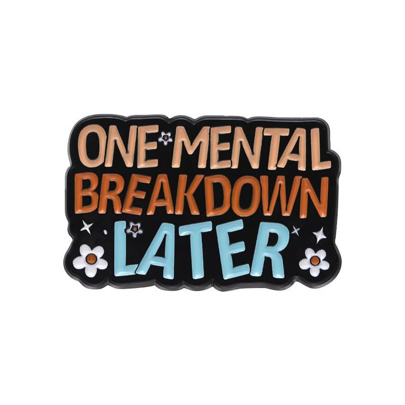 Creative And Fun Cartoon Style Alphabet Collection Metal Alloy Brooch Set For All