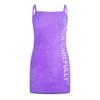 Off White Womens/Ladies Touch Carefully Fuzzy Mini Dress
