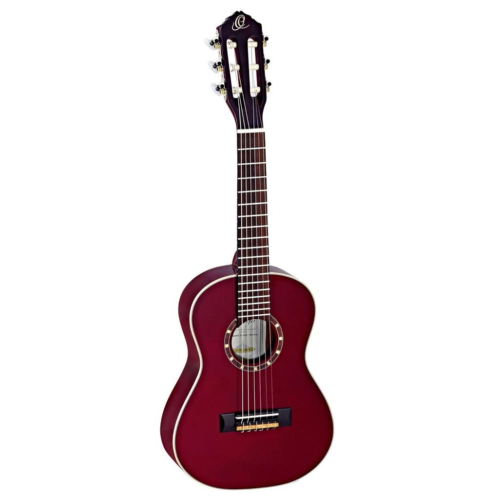 ORTEGA Mini Classical Guitar, Family Series, Spruce Top, 14 Size, R121-14WR (Gig Bag Included)