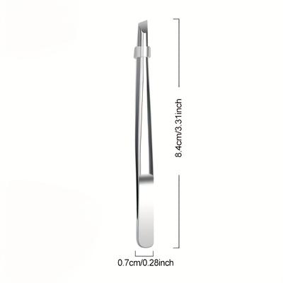 High-Quality Stainless Steel Tweezers for Eyebrows and Beard | Multi-Functional Tool for Grooming and Facial Care