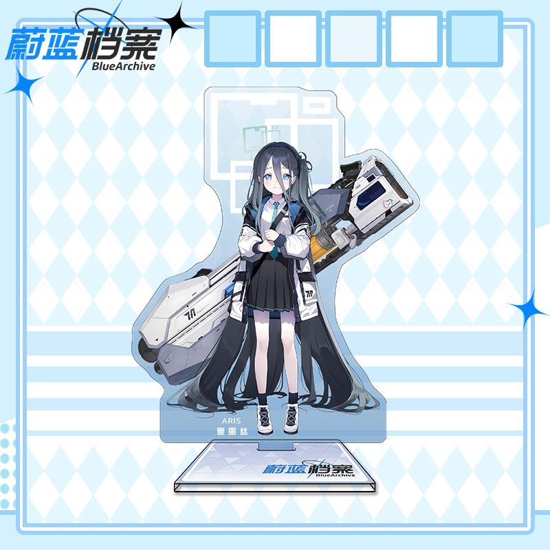 16cm Height Blue Archive Acrylic Stand Character Figurine