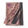 Autumn and Winter Printed Cashmere Scarf Elegant Printed Cashmere Feel Scarf Women's Warm and Cold Proof Scarf