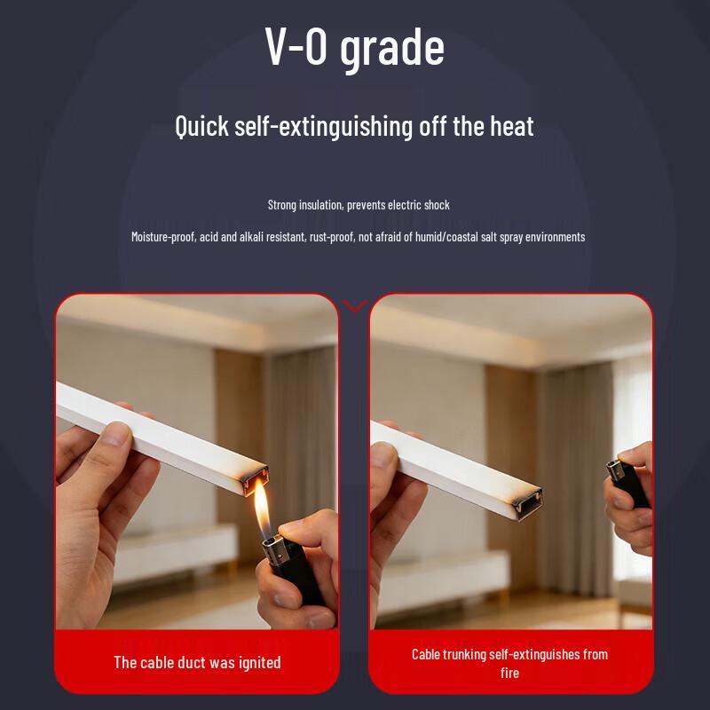 Antuobu Self-Adhesive Surface-Mounted Cable Channels