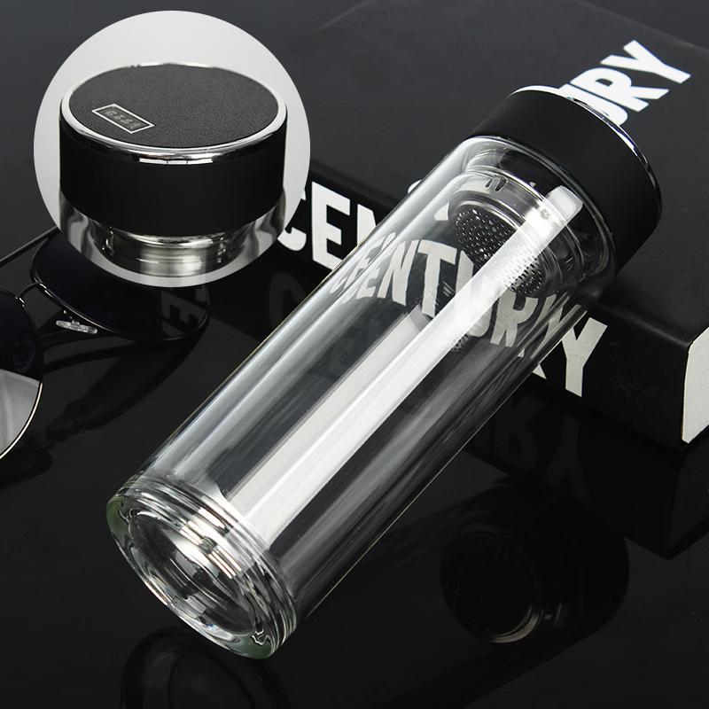 Snack Double-Wall Glass Cup