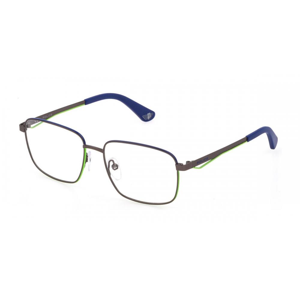 

Police Unisex Eyeglasses Vk563 0622 Ruthenium Grey Green/51-15-135