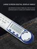 Two In One Digital Display Angle Ruler Multifunction Large Screen Display Plastic Protractor Caliper Vernier Caliper 1pc