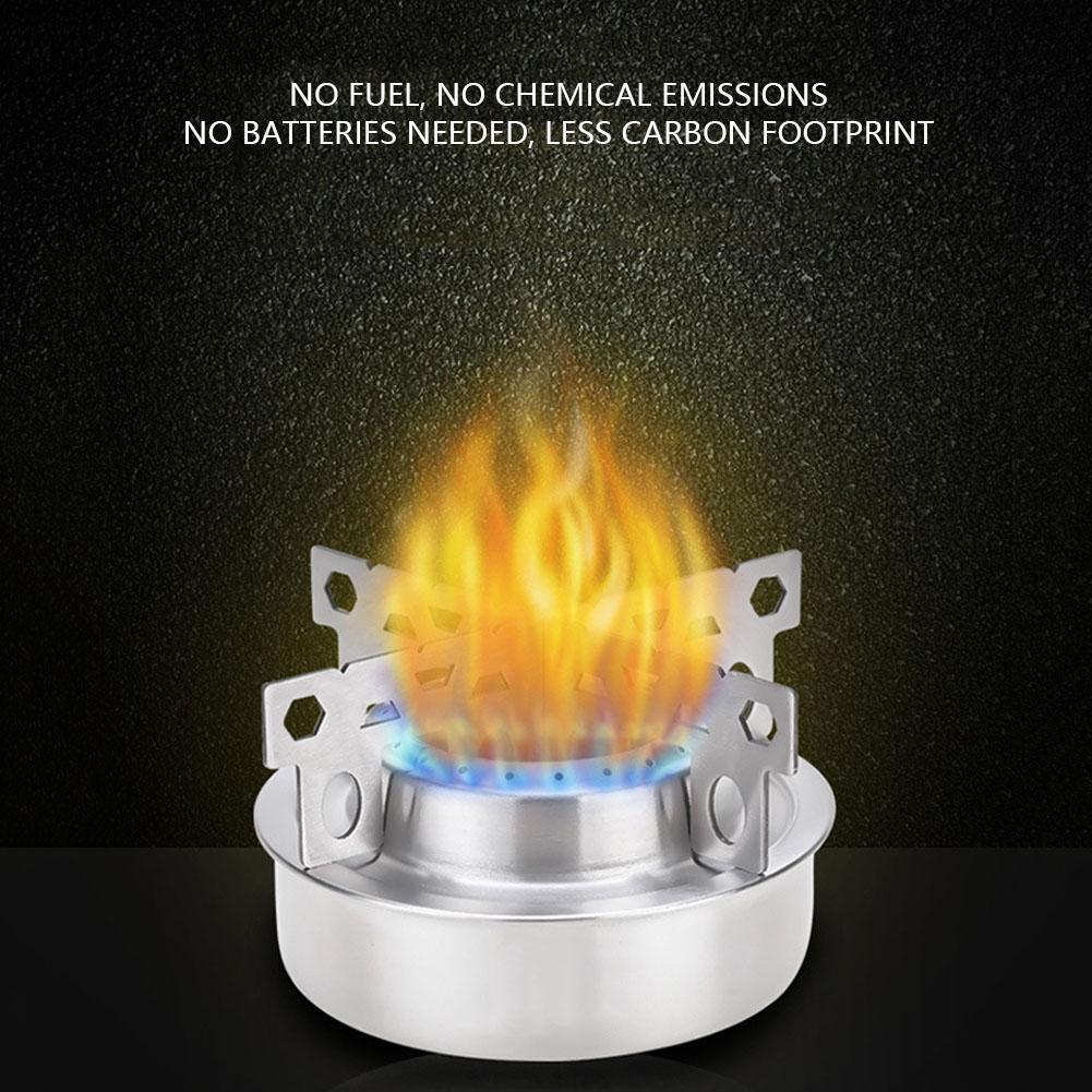 Outdoor Camping Stove with Alcohol Tray   for Picnic Hiking