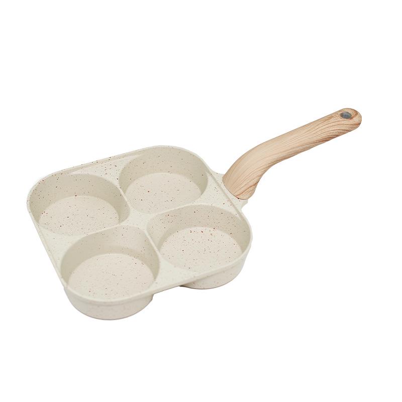 

Чотиридільна сковорода для яєць та бургерів з антипригарним покриттям з маїфанового каменю