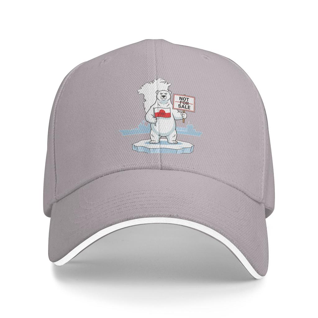 Summer Greenland Is Not For Sale Polar Bear Greenland Flag Baseball Cap Outdoor Gym Sun Trucker Hat Women Men Baseball Caps