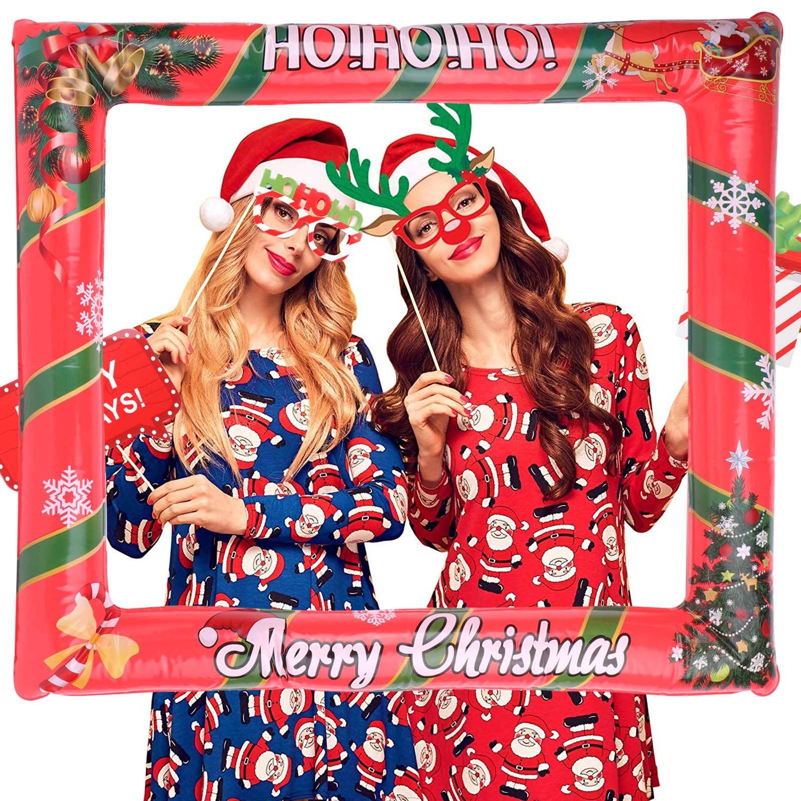 

38 шт. Рождественские реквизиты для фотобудки Рождественские реквизиты для фотобудки