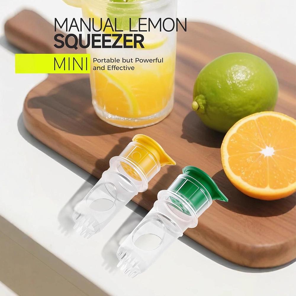 4pcs Portable Lemon Squeezer Screw-Top for Cocktails, Cooking, BBQ