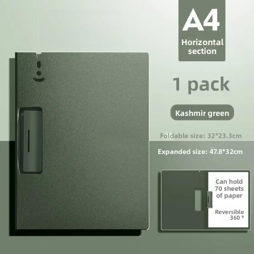 Thickened Dual-use Plate Clamp Waterproof Durable Multifunction Clipboard A4 Size Plastic File Folder Stationery Supplies