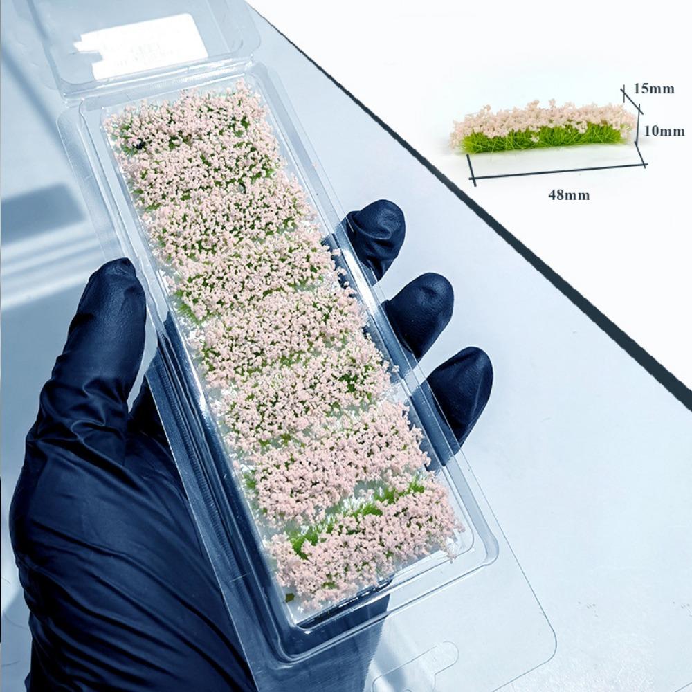 

Смола Длинная Полоса Пучки Травы DIY Аксессуары Миниатюрный Пейзаж Модель Искусственный Цветочный Кластер розовый