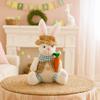 Cute Doll Easter Rabbit Ornament Creative Easter Rabbit Doll  Home Decor