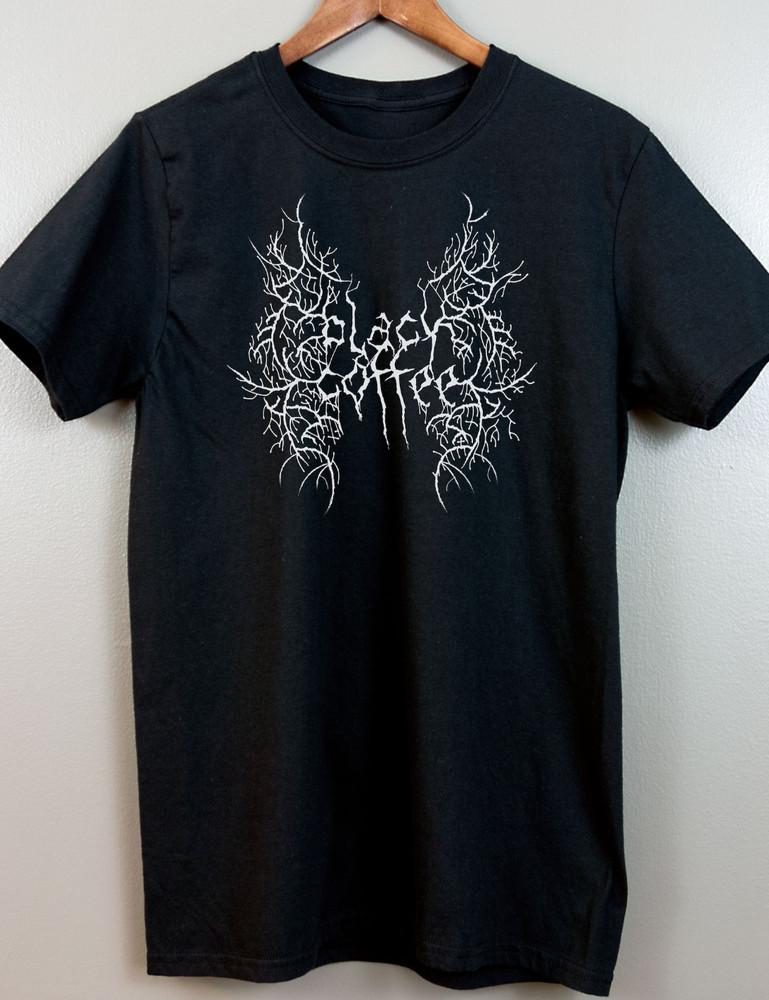 Black Coffee Shirt Black Metal Nu Goth Minimalist Death Punk Pastel Unisex Tee