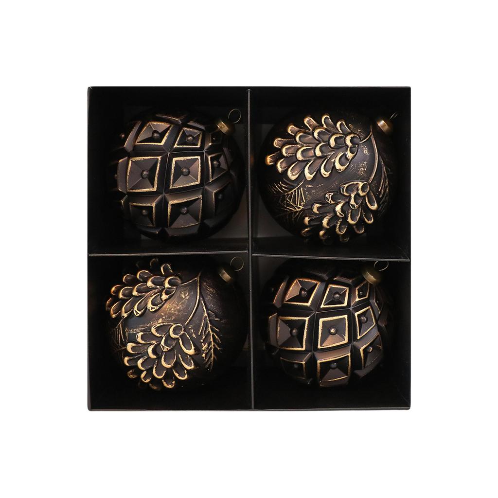 Antique Christmas Ball Set Christmas Window Decoration Props Christmas Tree Decoration Hanging Ball