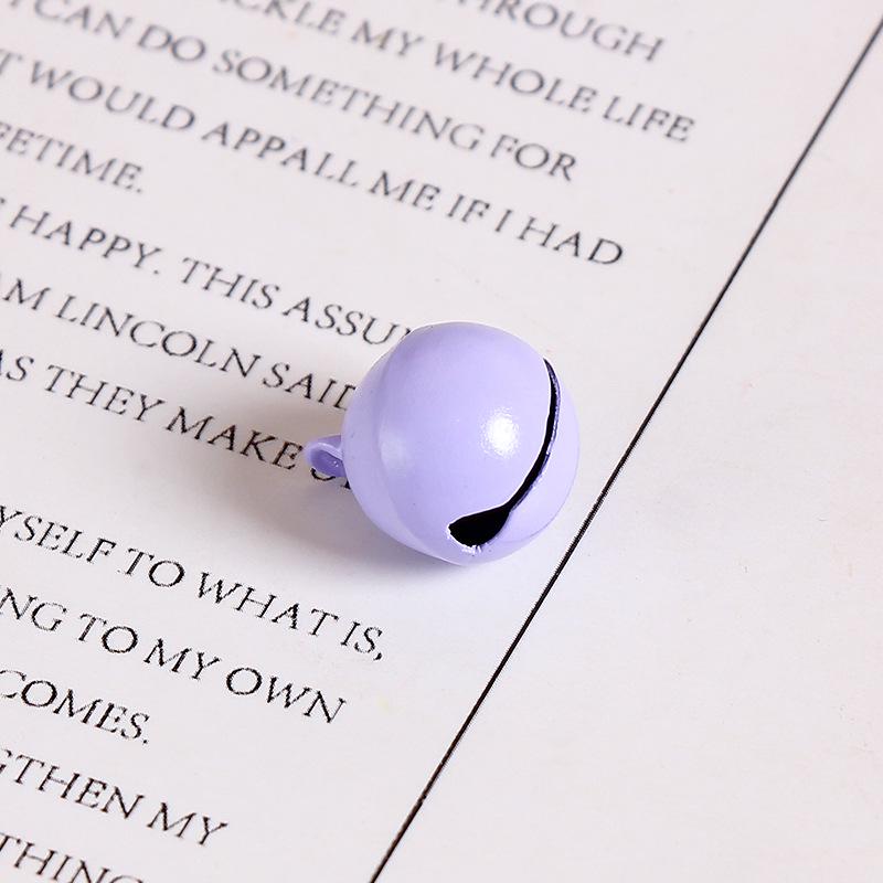 Colorful 14mm Metal Bell Keychains and Christmas Tree Decorations