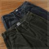 Japanese Retro Style Corduroy Men Pants Pure Cotton Autumn and Winter Comfort Men Trousers Straight Thicken Cargo Pants