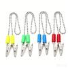 1pc Dental Bibs Clip Chain Napkin Holder Scarf Clips Spring Rope Sterilizable Saliva Towel Clip Dentist Lab Dentistry Materials