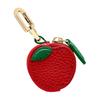 Fruit Shape Cherry Design Fruit Charm Coin Purse Blueberry Peach Cute Key Chain Mini Pouch Wallet Gift For Airtag Girl Women